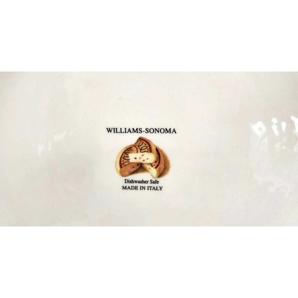 Williams Sonoma Charcuterie Cheese Frommage Serving Platter Italy 10.5
